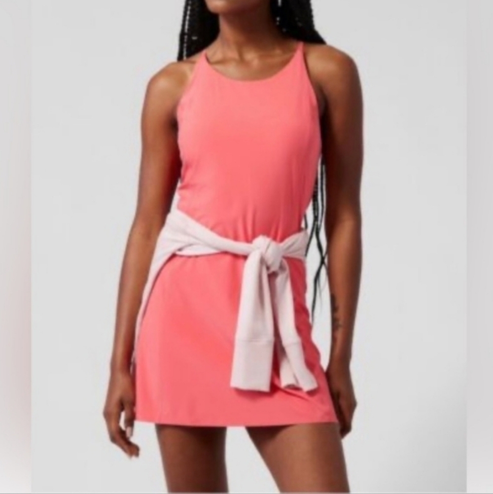 Athleta Infinity Exercise Dress in Coral Petal